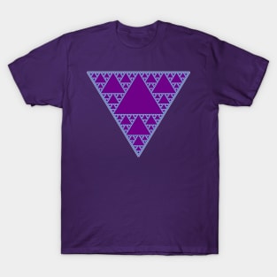 90s Triangle of Teal and Purple T-Shirt